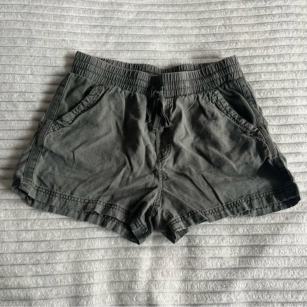 Splendid Grey Drawstring Shorts